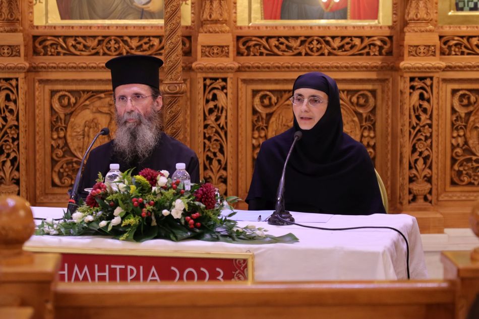 ''ΔΗΜΗΤΡΙΑ 2023'' 16η μέρα – Ομιλία και Ενοριακό με την Οσιολογιωτάτη Γερόντισσα Φιλοθέη, Ηγουμένη της Ιεράς Μονής Παναγίας Βρυούλων.
