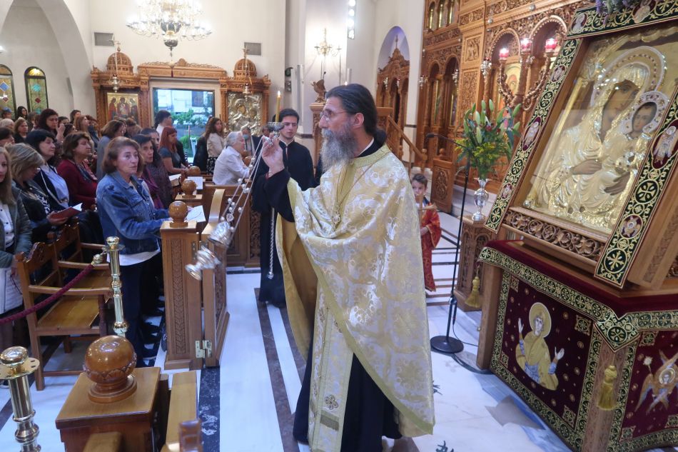 Ιερά Ακολουθία του Ακαθίστου Ύμνου στον Ιερό Ναό μας 2024.